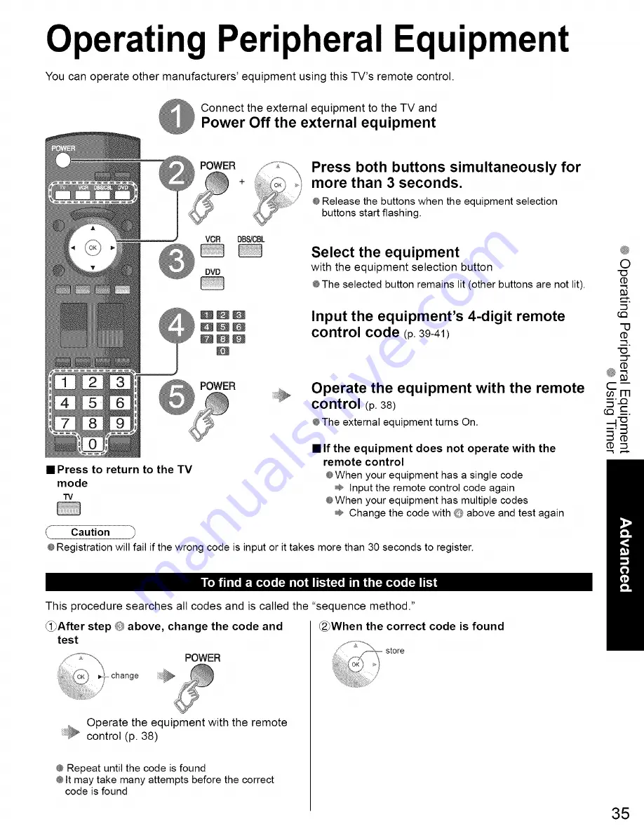 Panasonic Viera TC-26LX70 Operating Instructions Manual Download Page 35