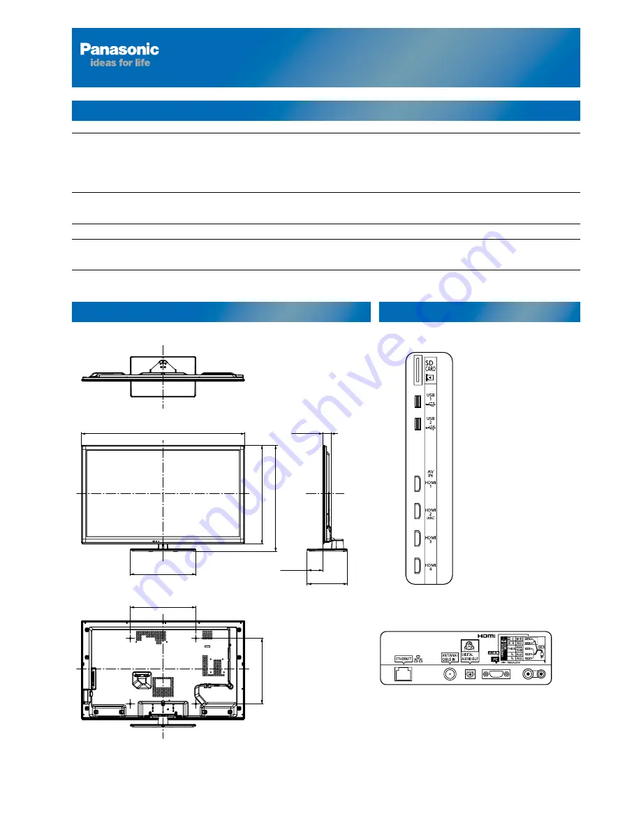 Panasonic Viera TC-L55E50 Скачать руководство пользователя страница 22