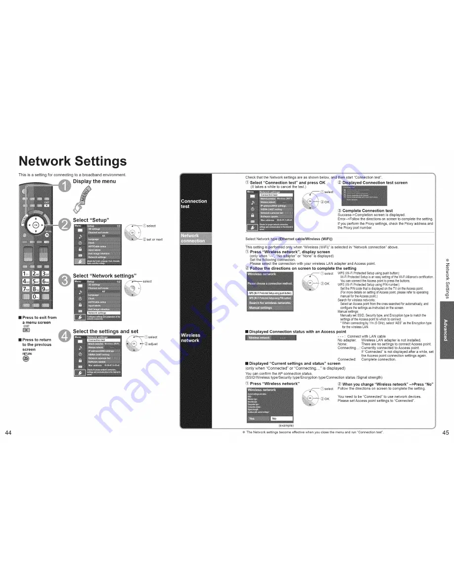 Panasonic Viera TC-P42GT25 Quick Start Manual Download Page 23