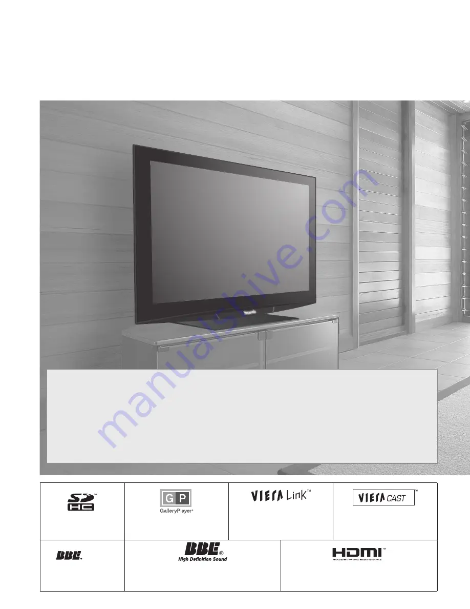 Panasonic Viera TH-46PZ850 Manual De Instrucciones Download Page 2