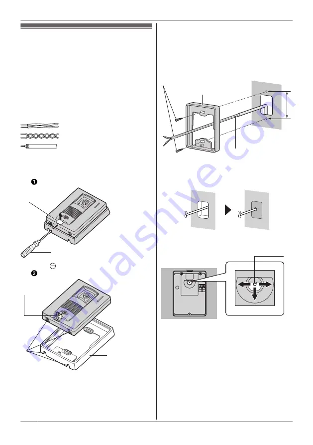 Panasonic VL-SV70 Installation Manual Download Page 8