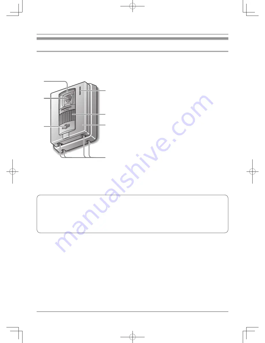 Panasonic VL-SW250BX Operating Instructions Manual Download Page 9