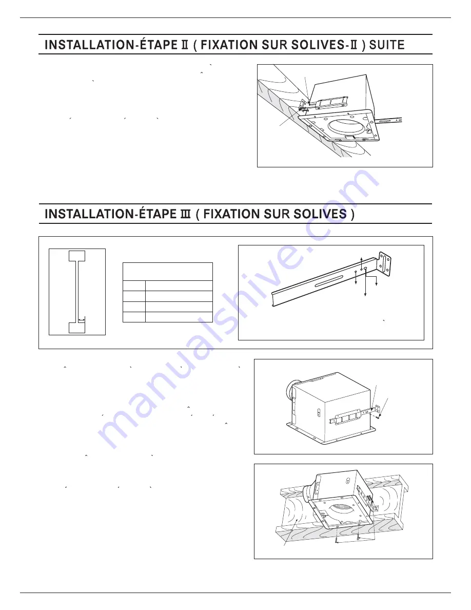 Panasonic Whisper Green FV-08VK1 Notice De Montage Download Page 10