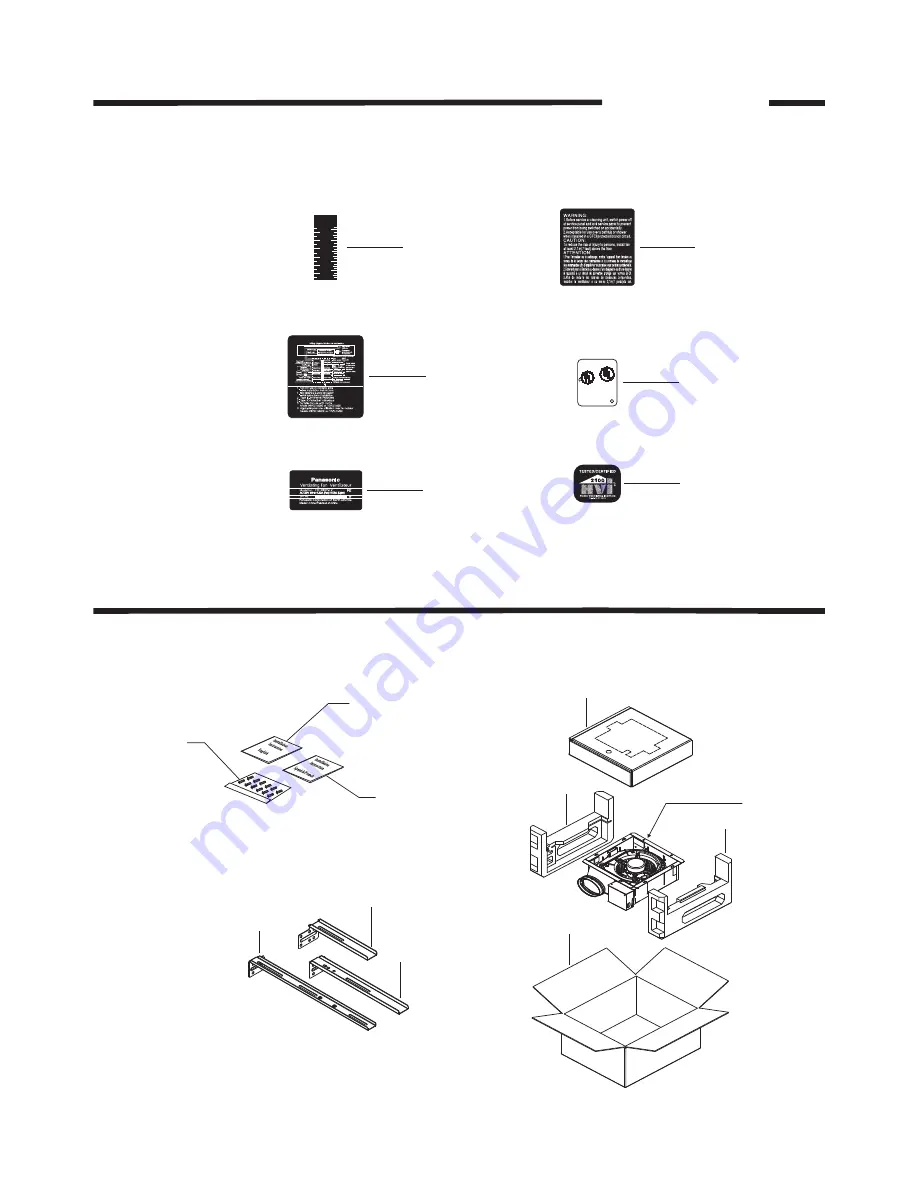 Panasonic Whisper Value-Lite FV-10VSL2 Скачать руководство пользователя страница 3