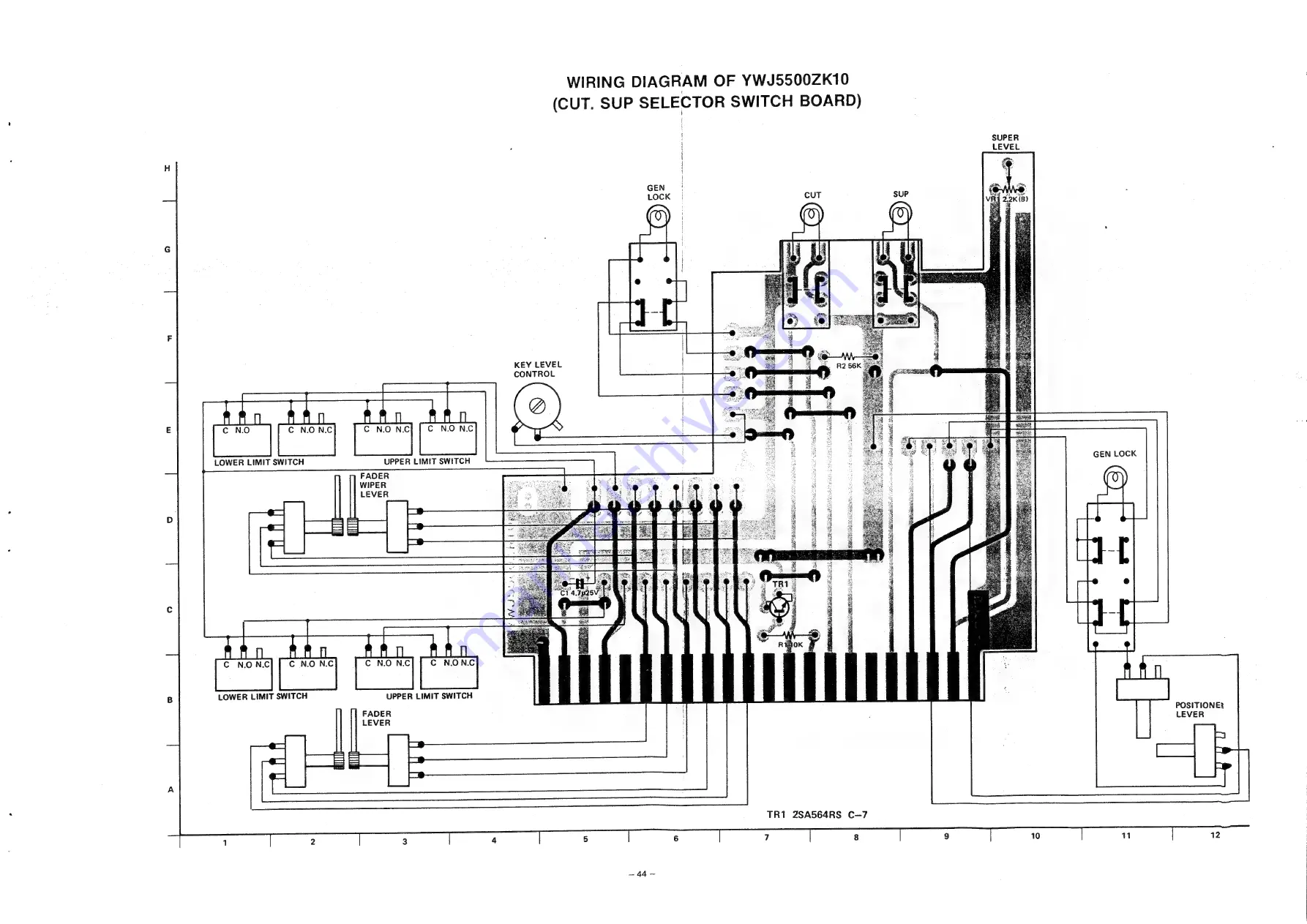 Panasonic WJ-5500N Service Manual Download Page 45