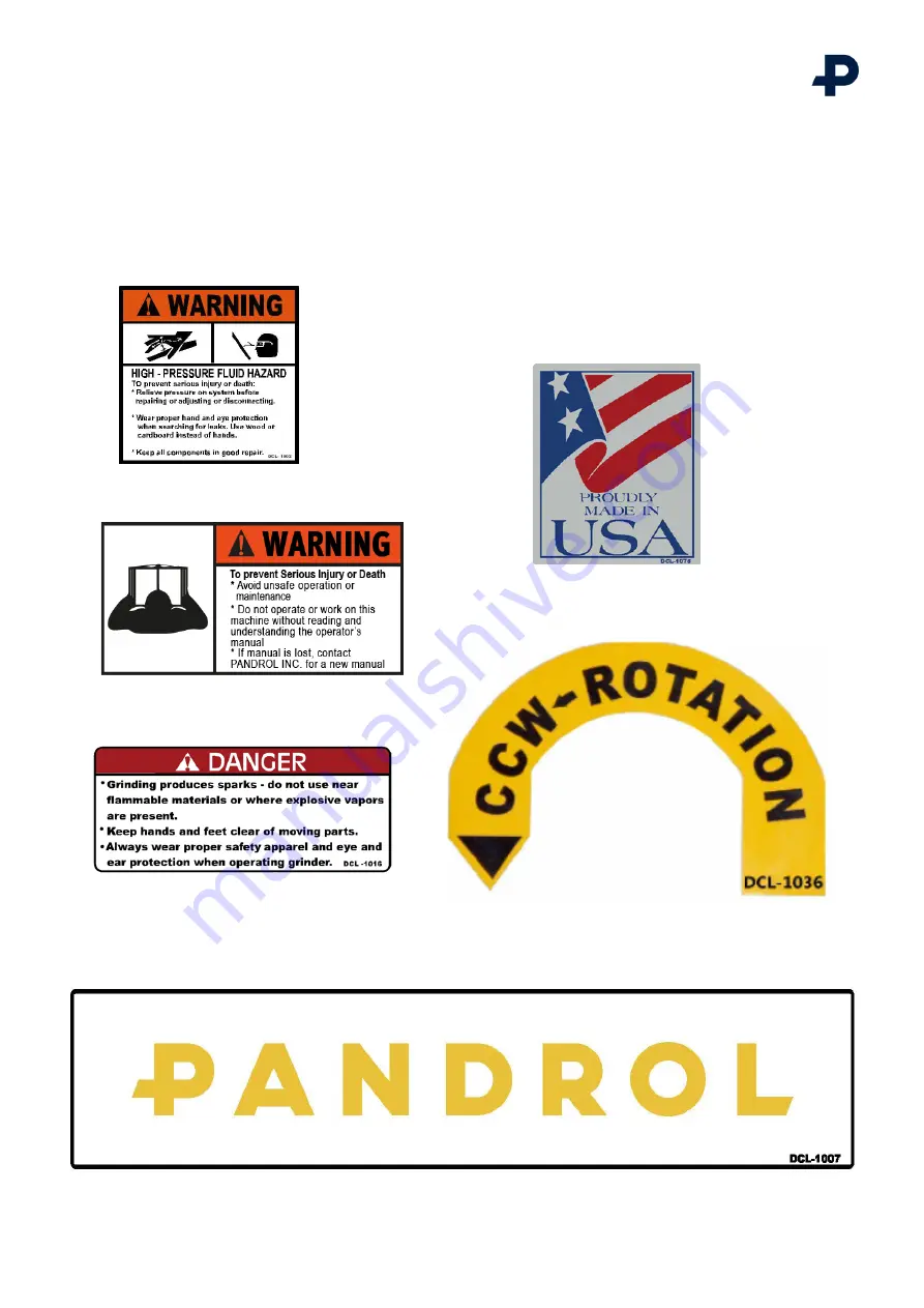 PANDROL 06950A Operation And Maintenance Manual Download Page 12