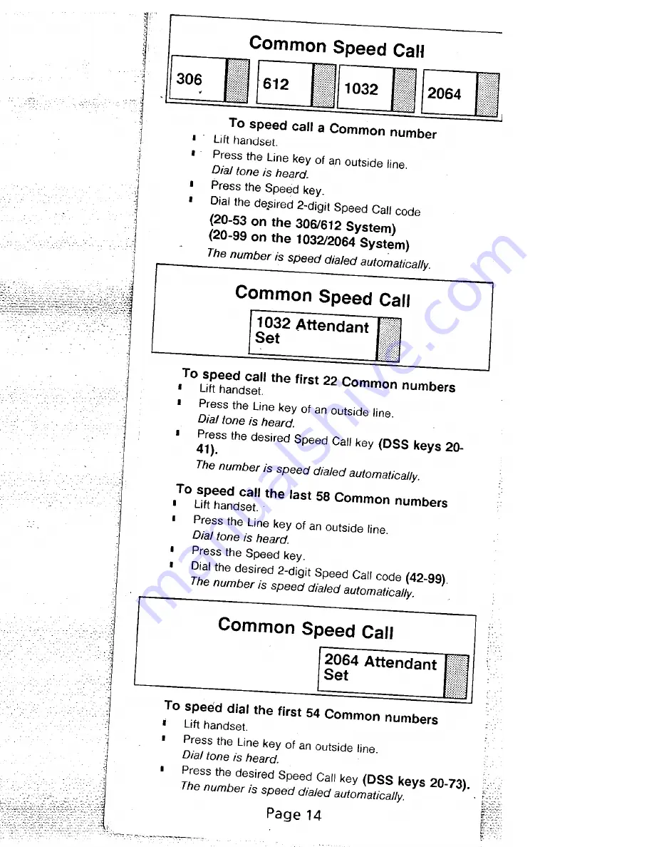 Panther Panther II 1032 Quick Reference Manual Download Page 16