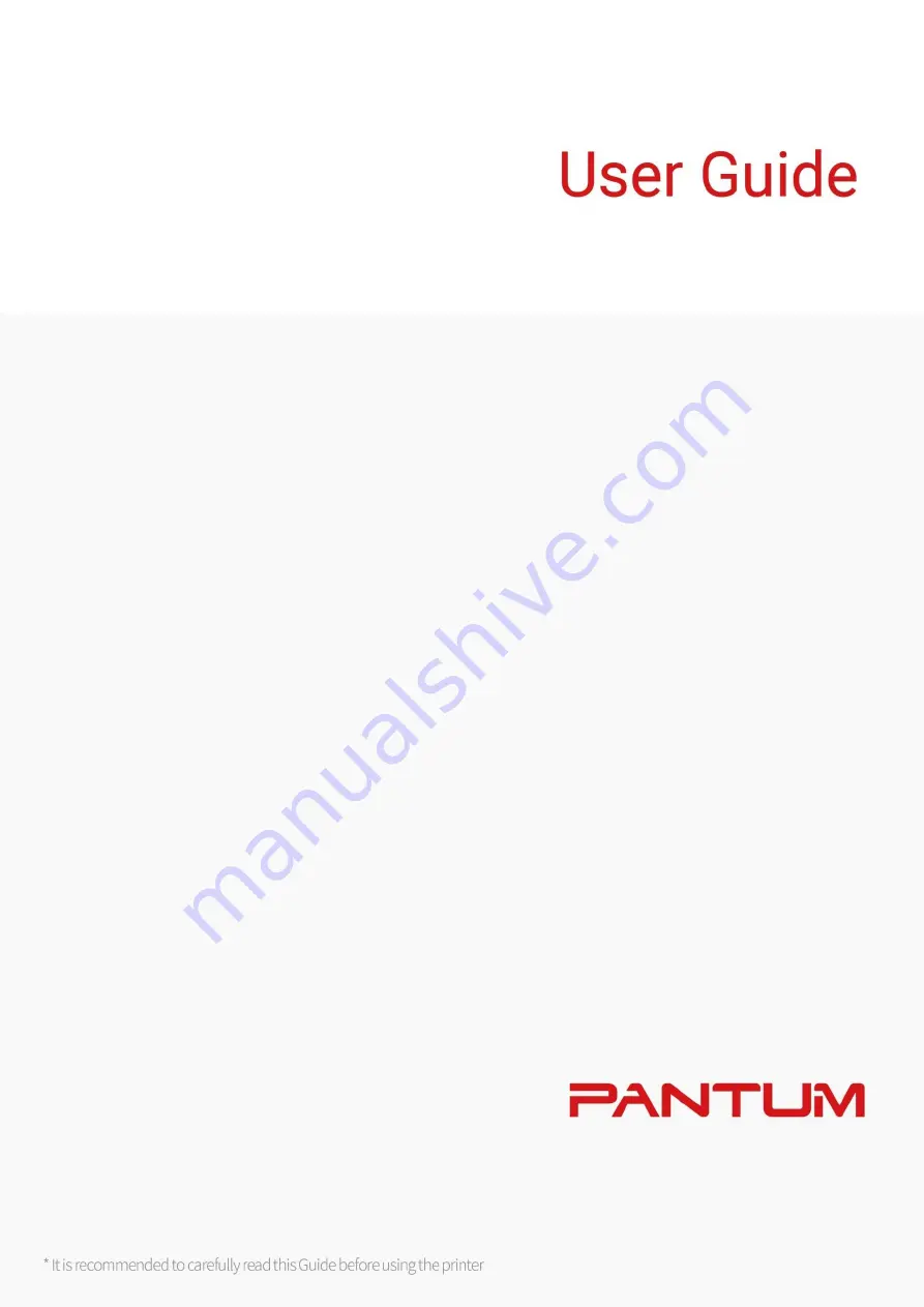 Pantum CM9106 Series User Manual Download Page 1