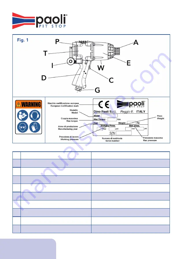 Paoli SUPERSPORT NEXTGEN Operating And Maintenance Manual Download Page 22