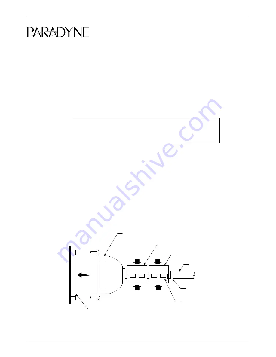 Paradyne COMSPHERE 3910 Module Manual Download Page 1