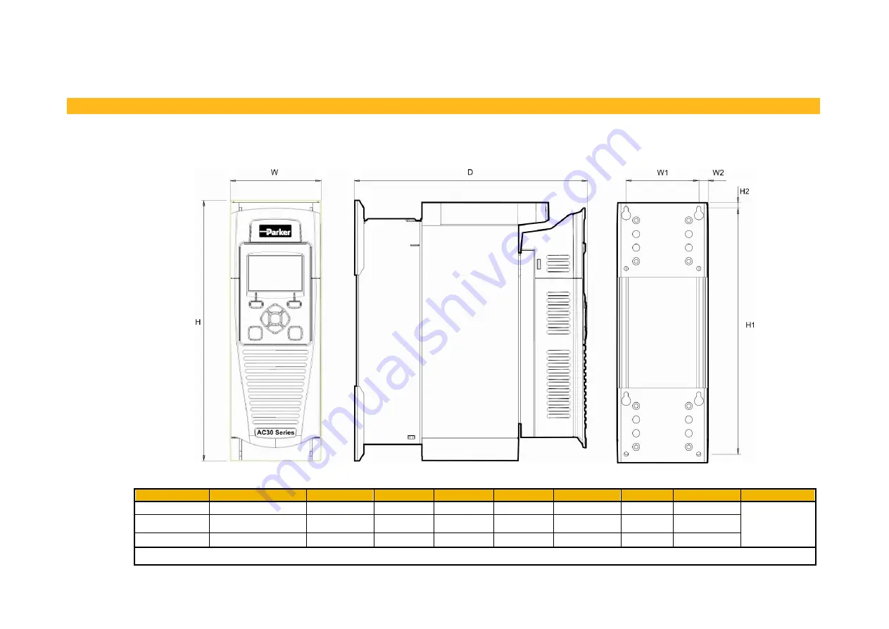 Parker AC30V Series Скачать руководство пользователя страница 19