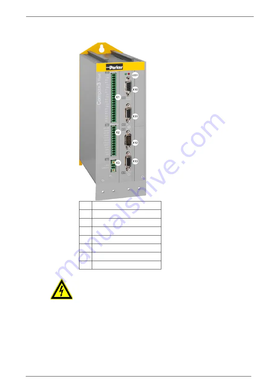 Parker Compax3 Fluid T40 Installation Manual Download Page 12