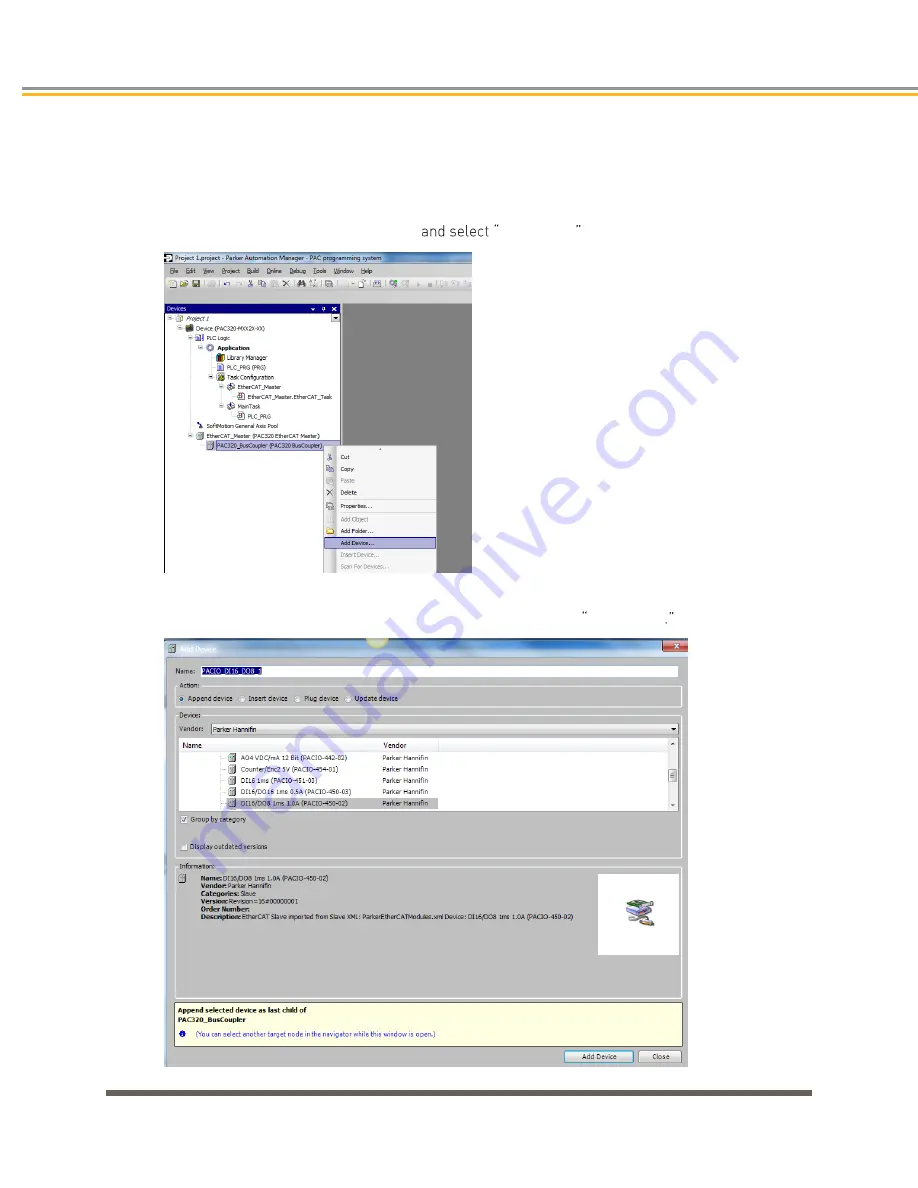 Parker PAC Installation Manual Download Page 52