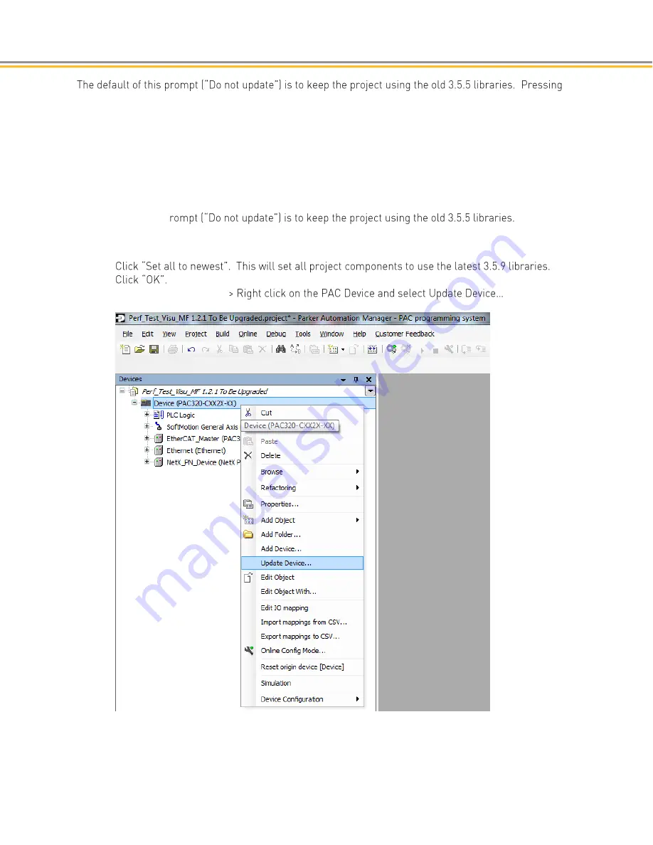 Parker PAC Installation Manual Download Page 63