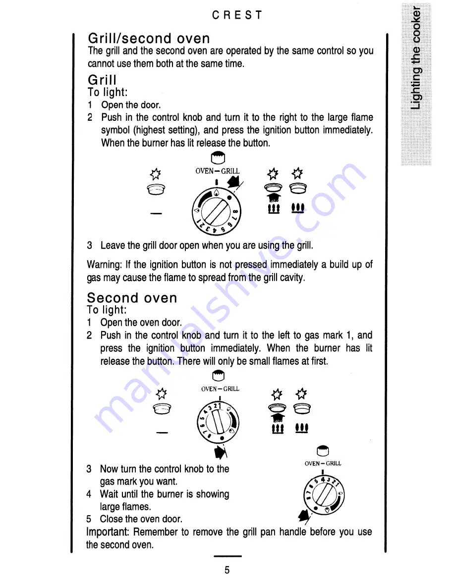 Parkinson Cowan CREST Owners Handbook And Installation Instructions Download Page 5