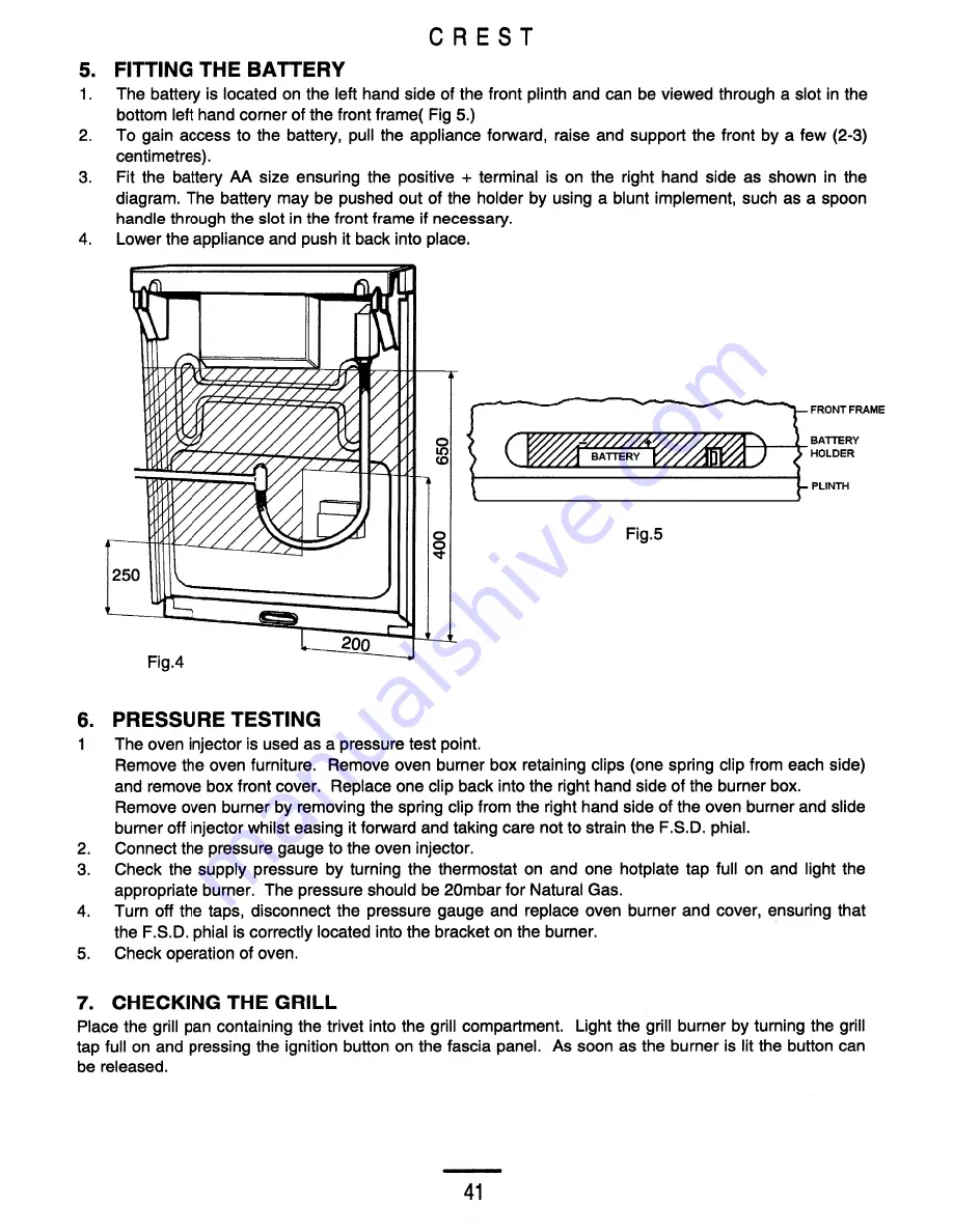 Parkinson Cowan CREST Owners Handbook And Installation Instructions Download Page 41