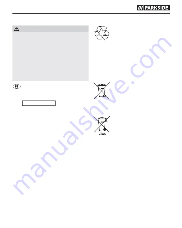 Parkside 339097 1910 Original Instructions Manual Download Page 27