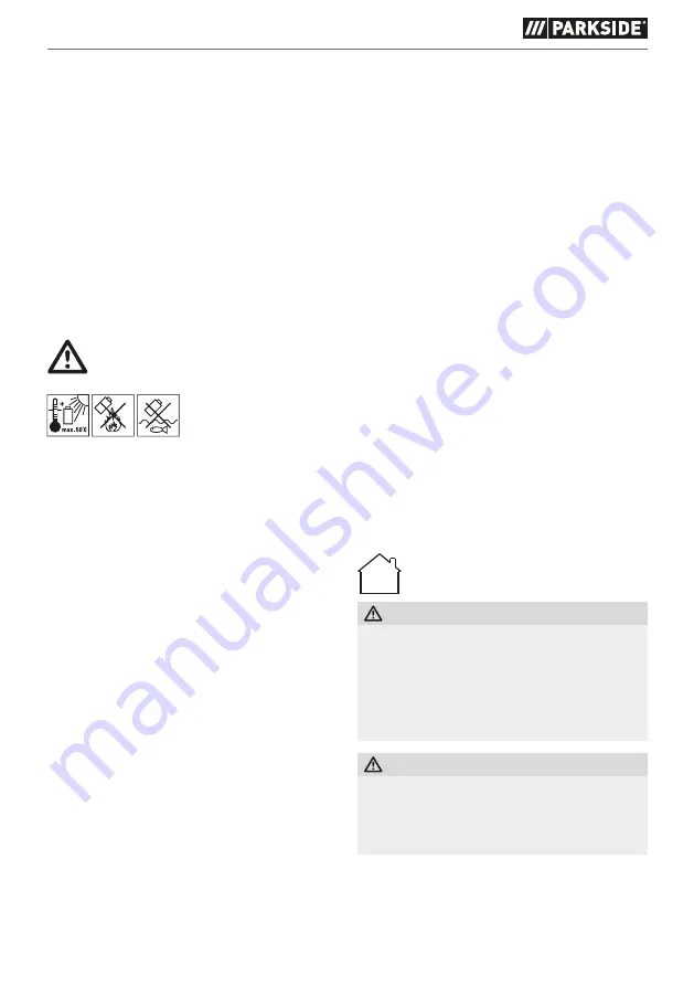 Parkside 421306 2201 Instructions Manual Download Page 8