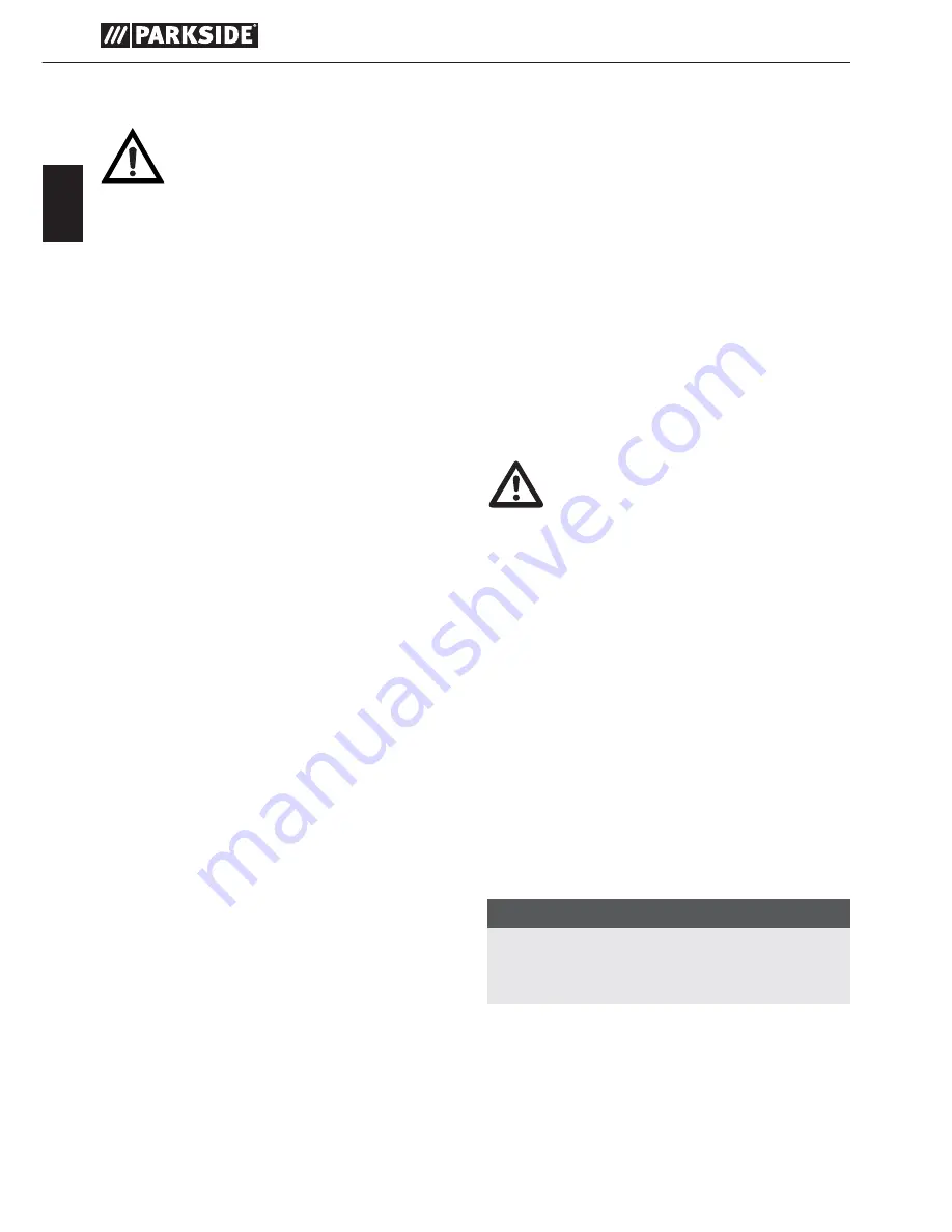 Parkside PABS 16 A1 Original Instructions Manual Download Page 21