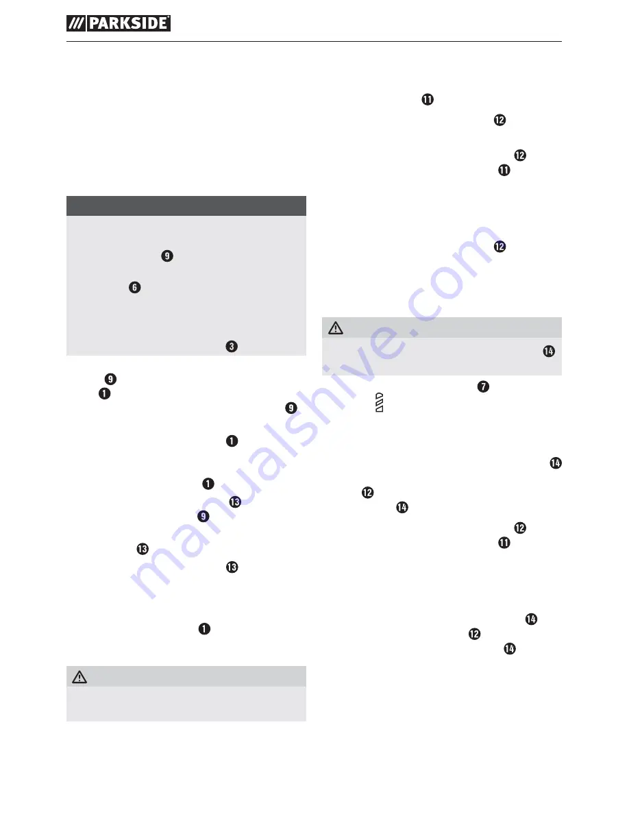 Parkside PBH 1050 B2 Operating Instructions Manual Download Page 29