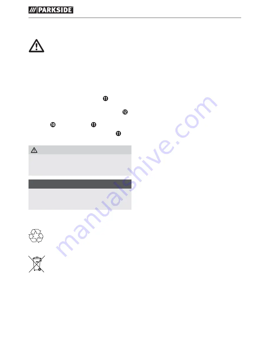 Parkside PBH 1050 B2 Operating Instructions Manual Download Page 51