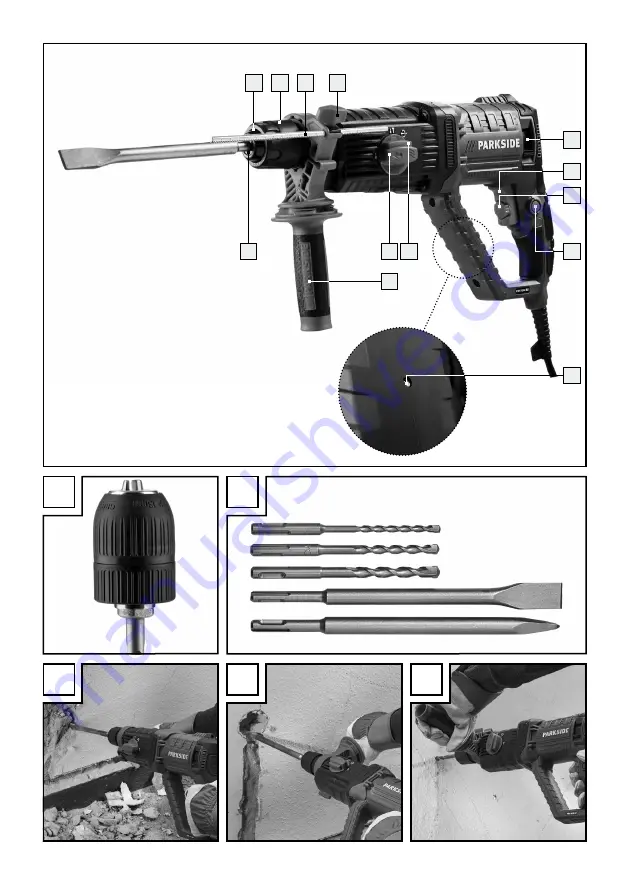 Parkside PBH 1050 B2 Скачать руководство пользователя страница 3