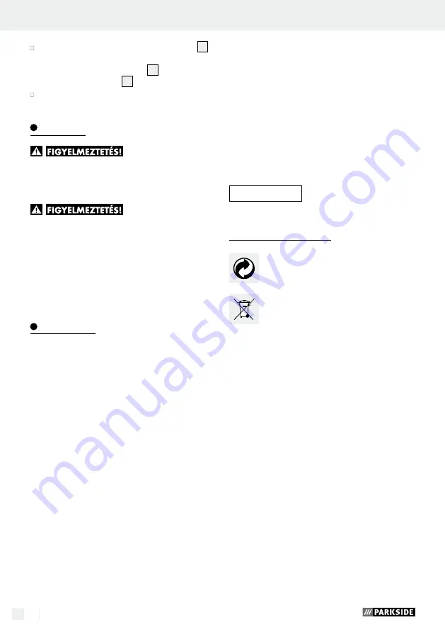 Parkside PBH 1050 B2 Operation And Safety Notes Translation Of The Original Instructions Download Page 22