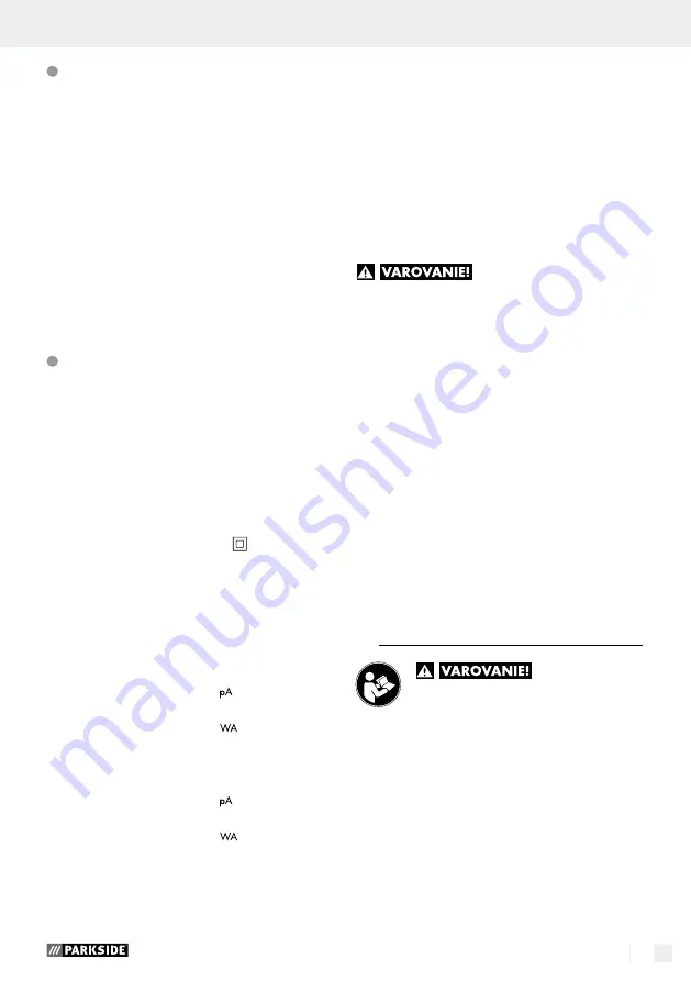 Parkside PBH 1050 B2 Operation And Safety Notes Translation Of The Original Instructions Download Page 49