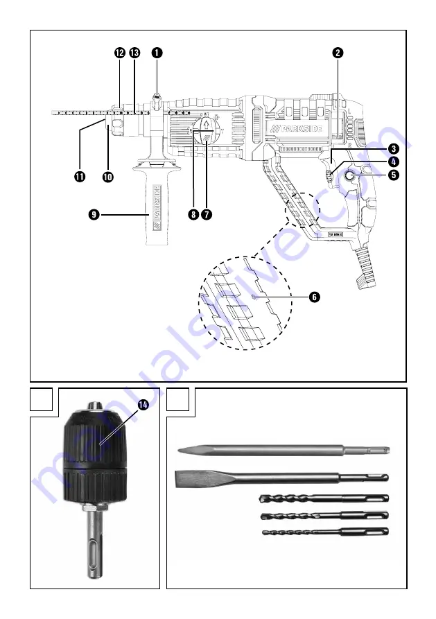 Parkside PBH 1050 B2 Translation Of The Original Instructions Download Page 3