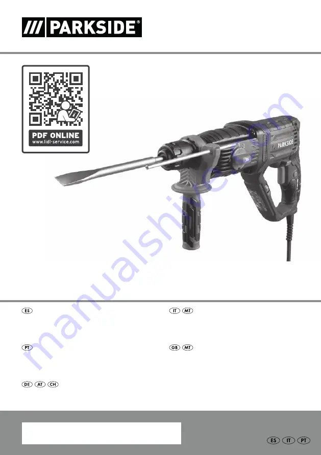 Parkside PBH 1050 C3 Скачать руководство пользователя страница 1