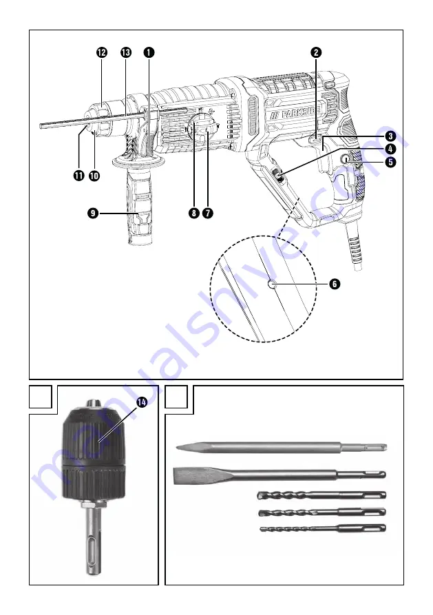 Parkside PBH 1050 C3 Скачать руководство пользователя страница 3