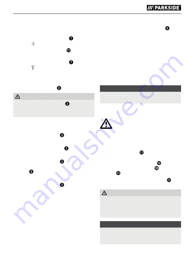 Parkside PBH 1050 C3 Original Instructions Manual Download Page 46