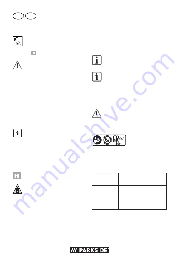 Parkside PBK 4 B3 Translation Of The Original Instructions Download Page 312