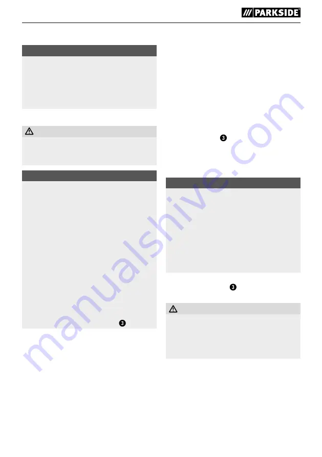 Parkside PDBS 1800 A1 Original Instructions Manual Download Page 14