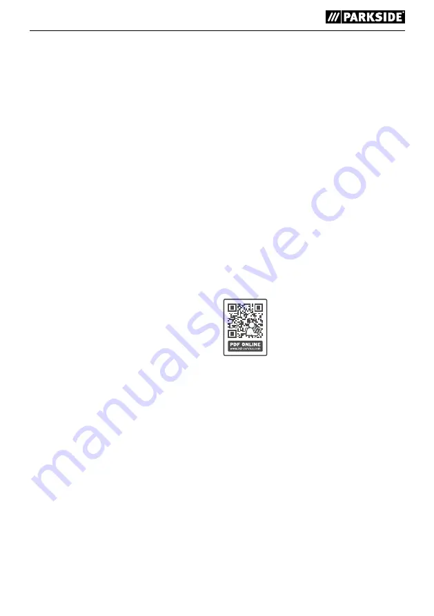 Parkside PDBS 1800 A1 Original Instructions Manual Download Page 34