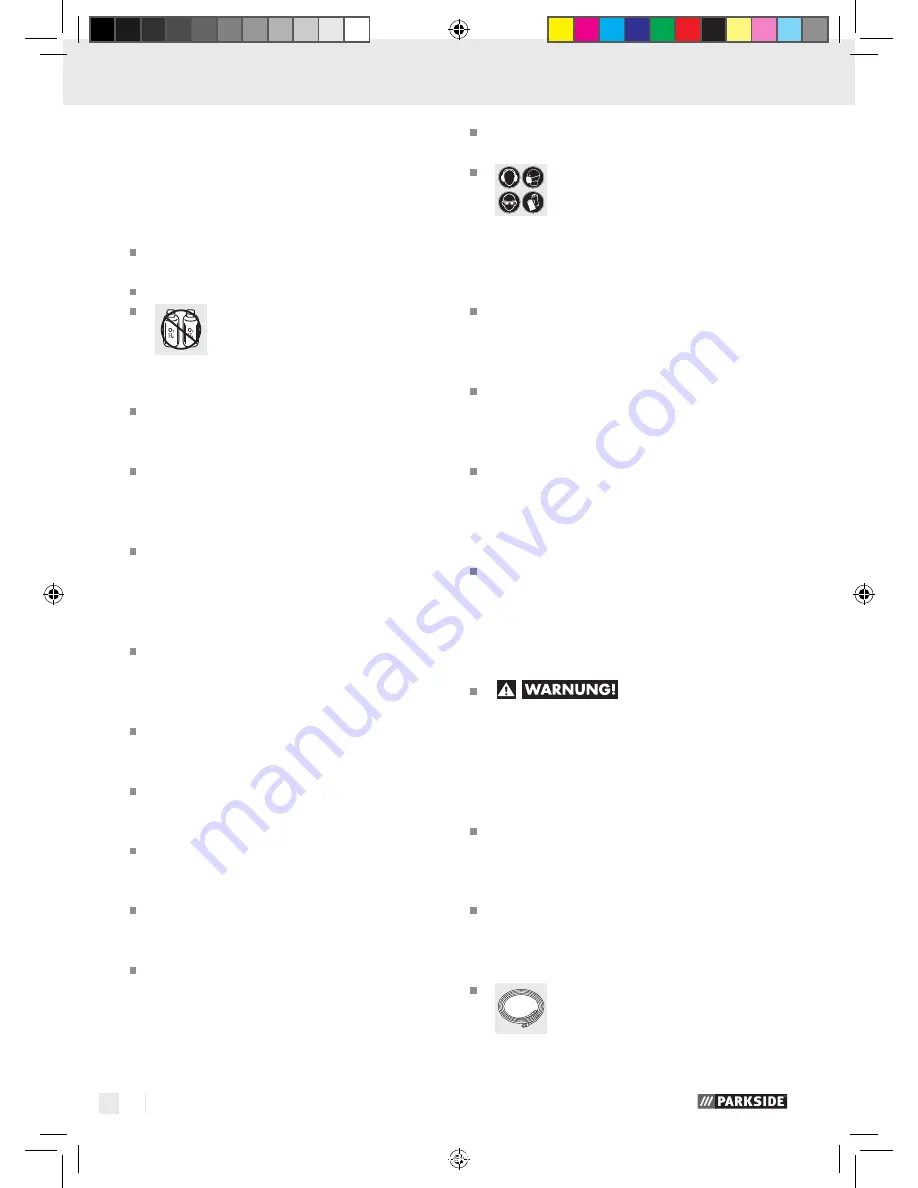 Parkside PDSS 310 A1 Operation And Safety Notes Download Page 60