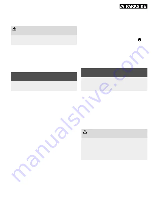 Parkside PDST 10 B3 Instructions Manual Download Page 70