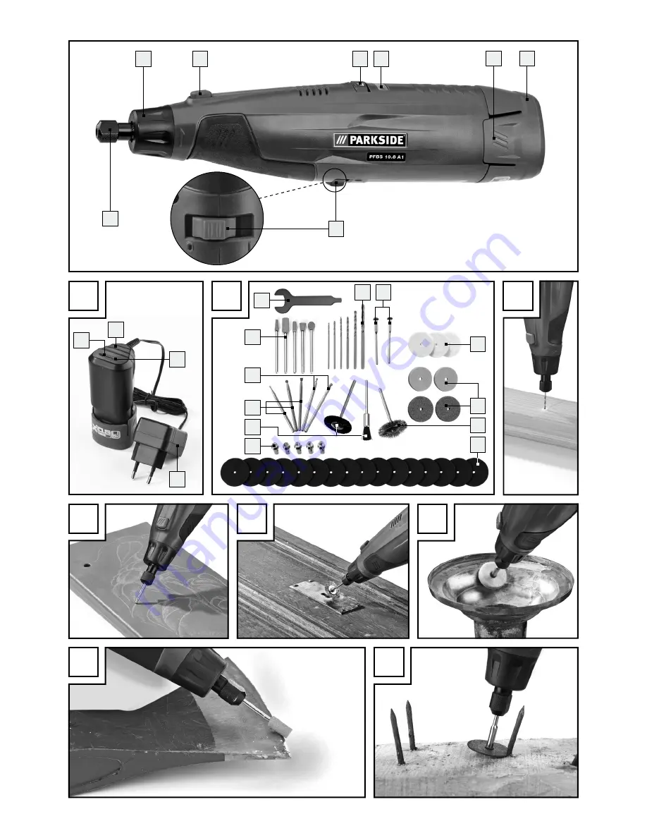 Parkside PFBS 10.8 A1 Operation And Safety Manual Download Page 3