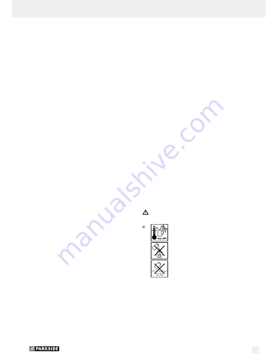 Parkside PFBS 10.8 A1 Operation And Safety Manual Download Page 51