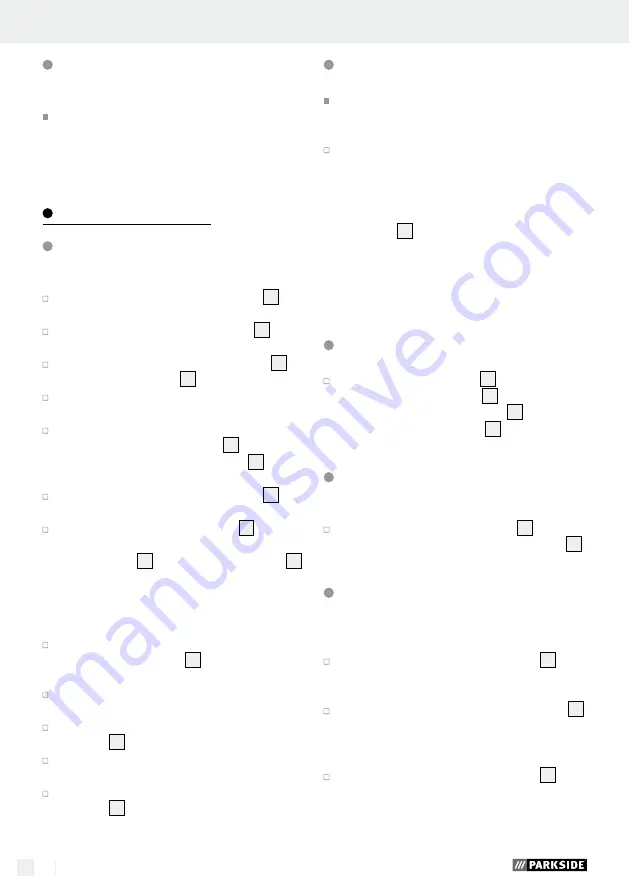 Parkside PFBS 160 A1 Operation Manual Download Page 38