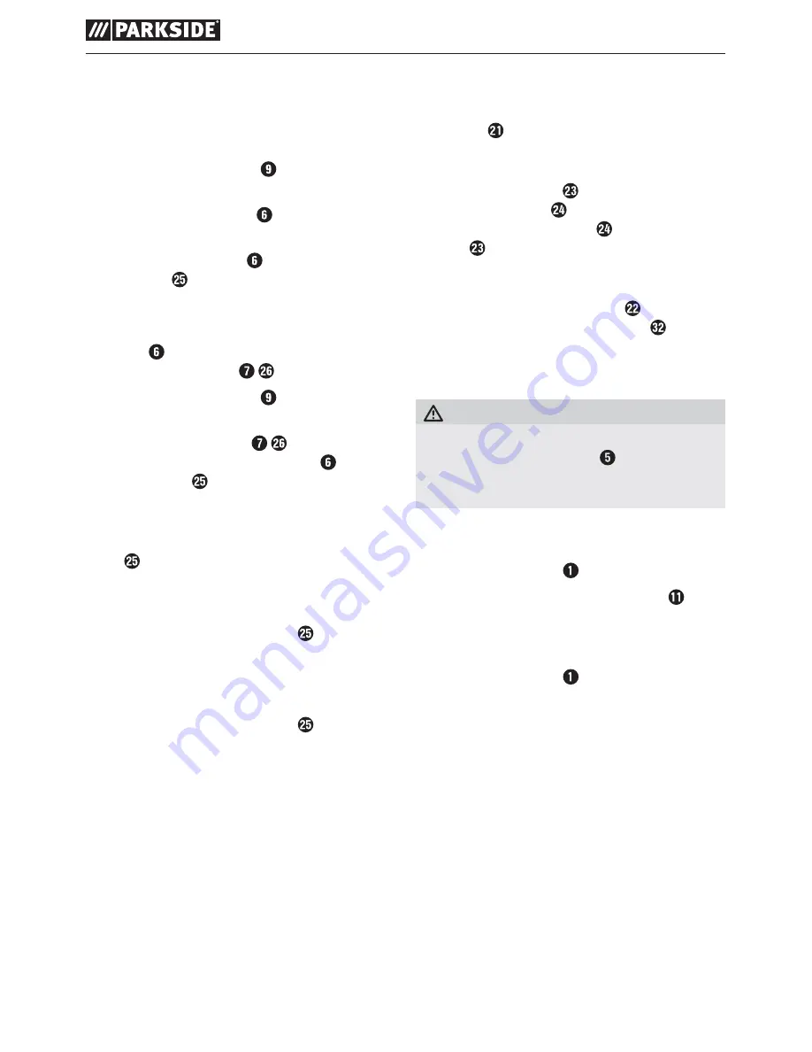 Parkside PFBS 160 B2 Instruction Manual Download Page 31