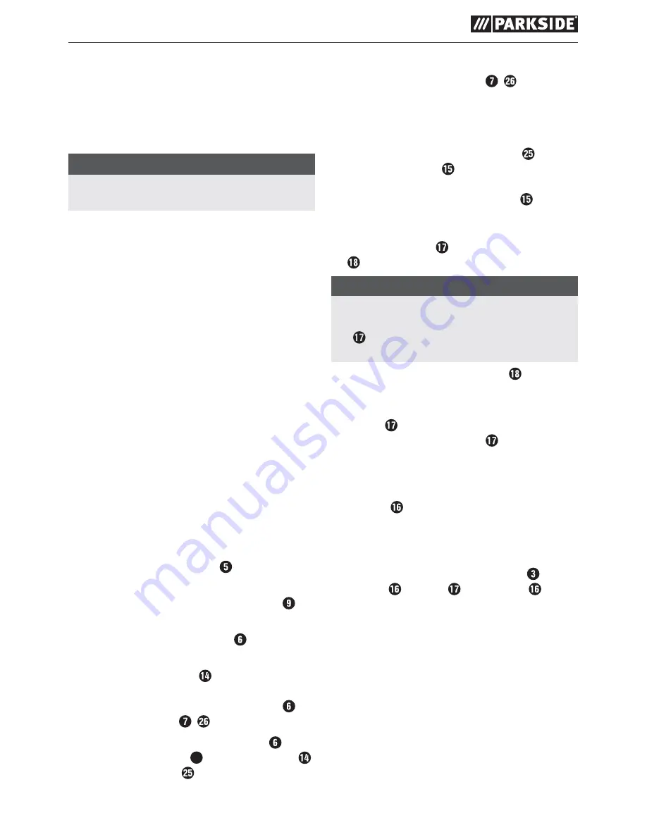 Parkside PFBS 160 B2 Instruction Manual Download Page 52