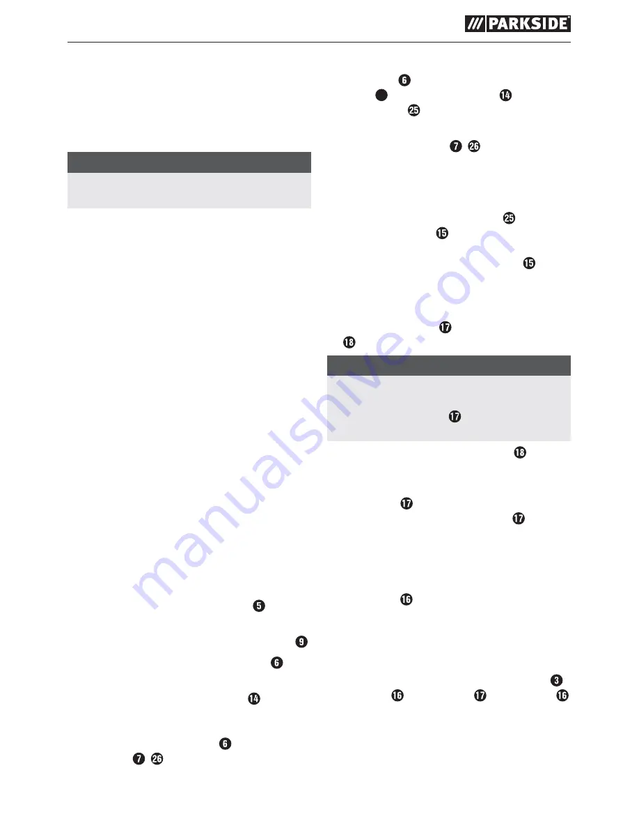 Parkside PFBS 160 B2 Instruction Manual Download Page 70