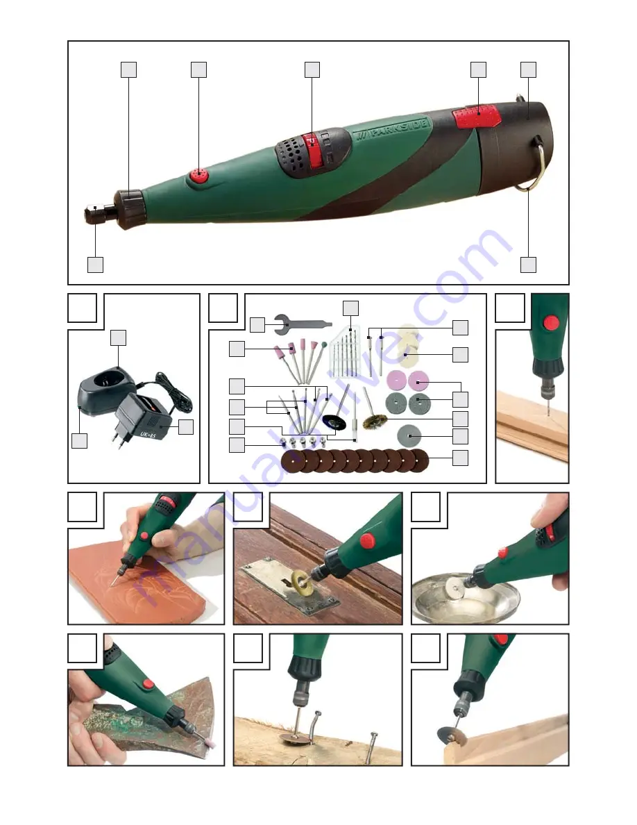 Parkside PFBS 9.6V Operation And Safety Notes Download Page 3