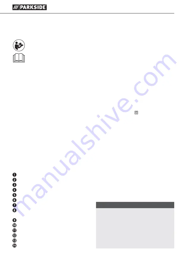 Parkside PFE 50 A1 Instruction Manual Download Page 6