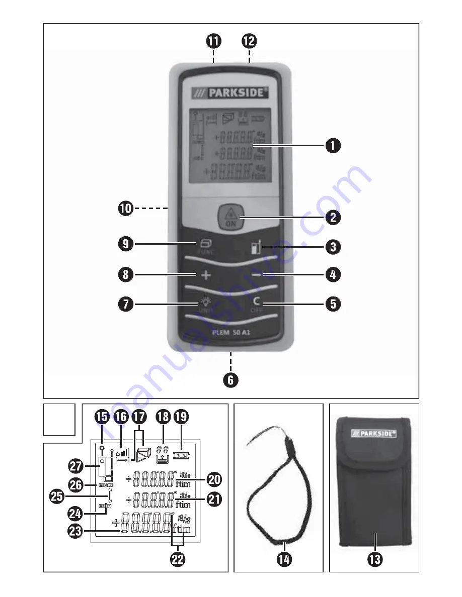 Parkside PLEM 50 A1 Operating Instructions Manual Download Page 3