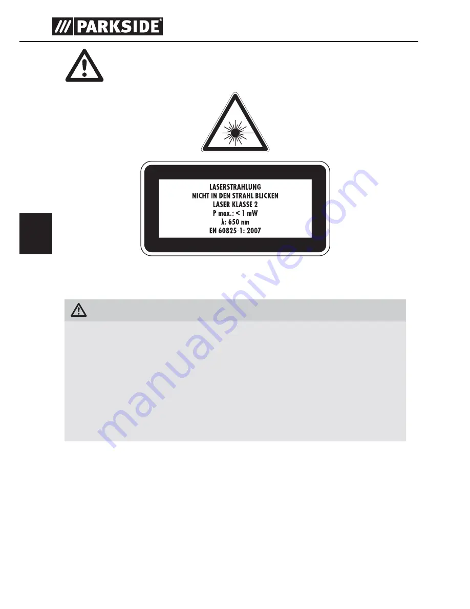 Parkside PLEM 50 A1 Operating Instructions Manual Download Page 97