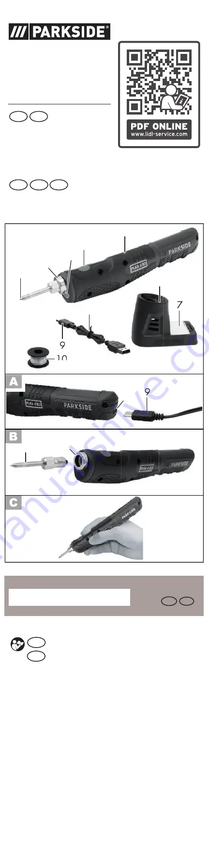 Parkside PLKA 4 B3 User Manual Download Page 1