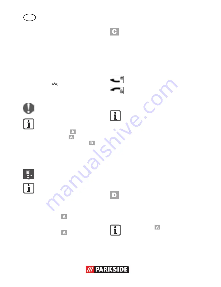 Parkside PNTS 1400 B1 Operation Manual Download Page 26