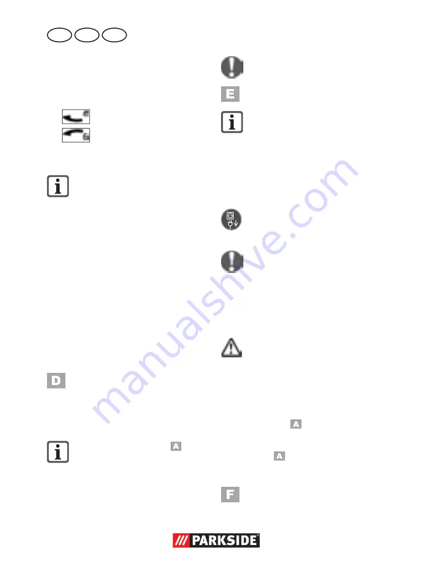 Parkside PNTS 1400 B1 Operation Manual Download Page 36